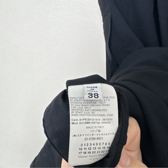 Maison Martin Margiela EUR 38 Shawl Collar Lagenlook Black Vest - Picture 10 of 14